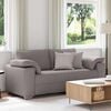vidaXL Soffa Taupe 180 x 77 x 82 cm tyg