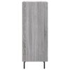 vidaXL Skåp grå sonoma 34,5x34x90 cm konstruerat trä