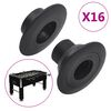 vidaXL Lager f&ouml;r fotbollsbord med 15,9/16 mm stavar 16 st