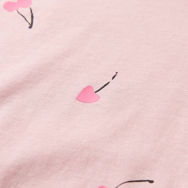 T-shirt f&ouml;r barn ljusrosa 140