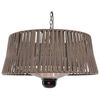 Sunred Hängande terrassvärmare Artix Corda 1800 W halogen brun