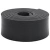 vidaXL Gummikant f&ouml;r sn&ouml;plog svart 250x8x1 cm