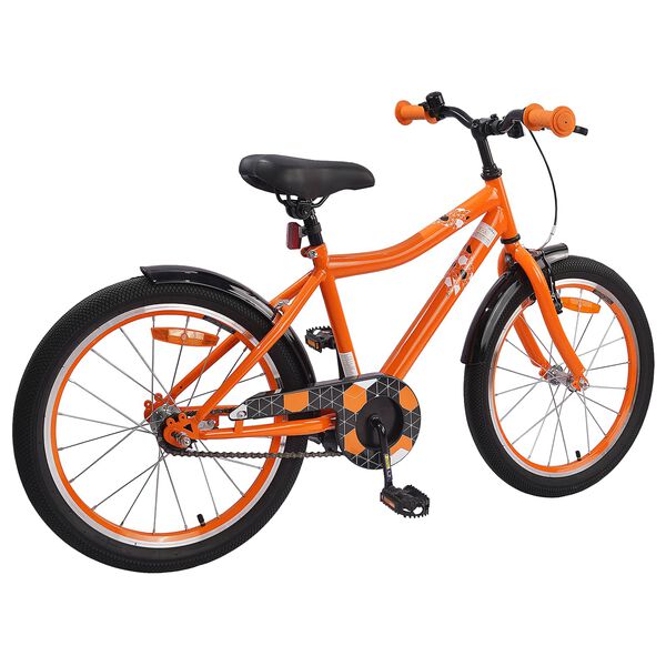 vidaXL Barncykel 20 Tum f&ouml;r 6-11 &aring;r gamla Orange