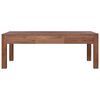 vidaXL Soffbord 110x60x40 cm massiv teak