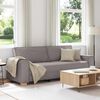 vidaXL 3-sitssoffa taupe 180 cm tyg