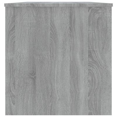 vidaXL Soffbord grå sonoma-ek 102x50x52,5 cm konstruerat trä