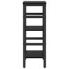 vidaXL Hyllsystem Svart Ek 40 x 29,5 x 81 cm Konstruerat tr&auml;