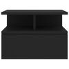 vidaXL Sv&auml;vande s&auml;ngbord svart 40x31x27 cm konstruerat tr&auml;