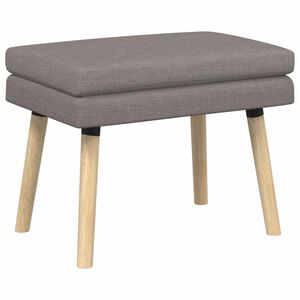 vidaXL Dubbel-lager b&auml;nk Taupe 60 x 40 x 46 cm Tyg