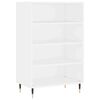 vidaXL H&ouml;gsk&aring;p vit 57x35x90 cm konstruerat tr&auml;