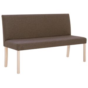 vidaXL B&auml;nk 139,5 cm polyester brun