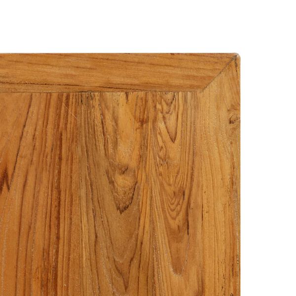 vidaXL Barbord massiv återvunnen teak 60x60x107 cm