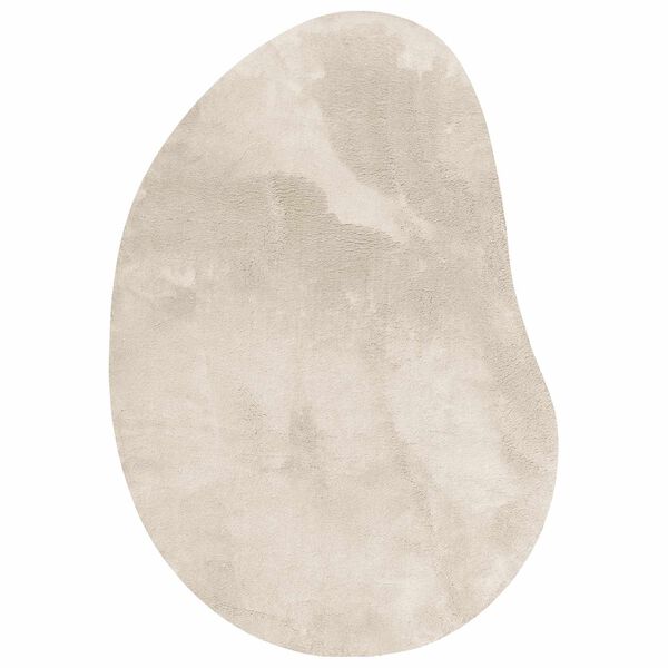 vidaXL Omr&aring;desmattor HUARTE Beige 100 x 200 cm Polyester