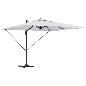 vidaXL Roma Parasol Beige 286 x 284 x 270 cm Aluminium och Polyester
