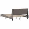 vidaXL Bed Frame without Mattress "Hanko" Taupe 140x190cm Fabric
