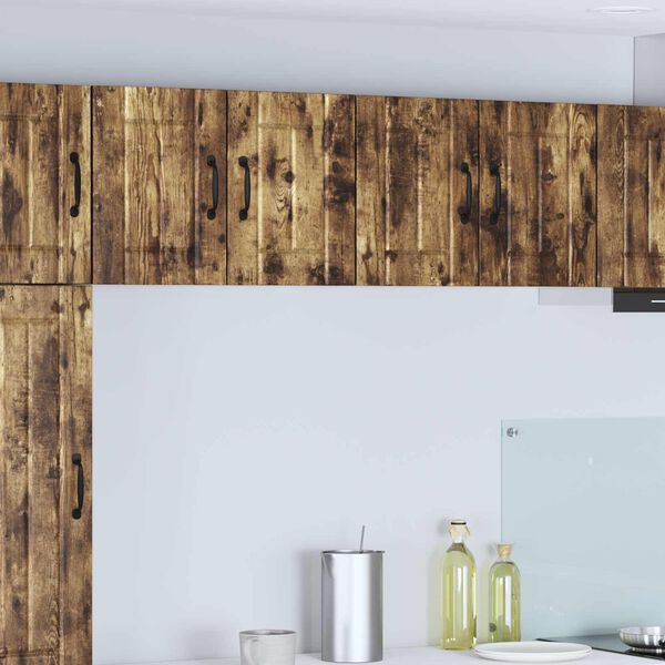 vidaXL K&ouml;kv&auml;ggssk&aring;p 2 pcs R&ouml;kt ek 60 x 31 x 40 cm Konstruerat tr&auml;