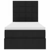 vidaXL F&ouml;rvaringss&auml;ng med LED med madrass Svart 100 x 200 cm Polyester
