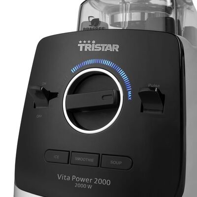 Tristar Mixer BL-4473 Vita Power 2000 W svart och silver