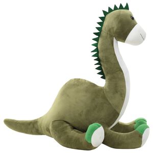 vidaXL Gosedjur brontosaurus plysch gr&ouml;n