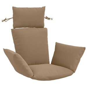 vidaXL Adirondack Kudde PUTTEN 100% Polyester Taupe 60 x 145 x 10 cm