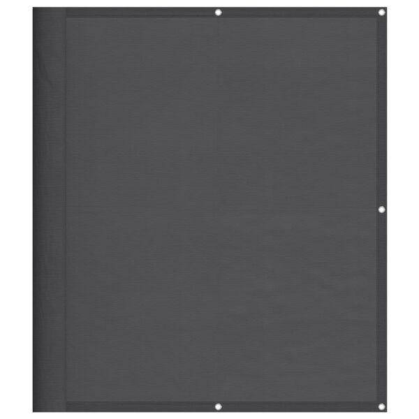 vidaXL Balkongsk&auml;rm antracit 120x1000 cm 100% polyester oxford