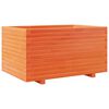 vidaXL Odlingsl&aring;da vaxbrun 90x60x49,5 cm massiv furu