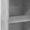 vidaXL Högskåp betonggrå 50x41x124 cm konstruerat trä