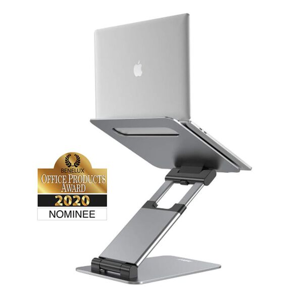 ErgoLine Justerbart laptopstativ Tall 28x28x1010 cm silver