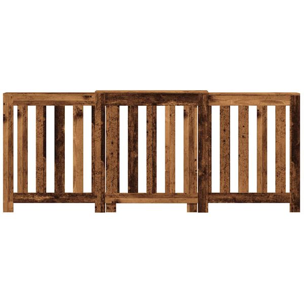 vidaXL Elementskydd &aring;ldrat tr&auml; 205x21,5x83,5 cm konstruerat tr&auml;