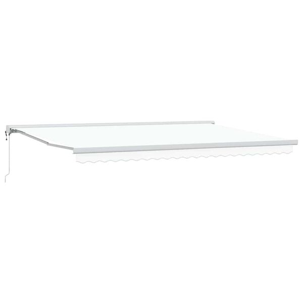 vidaXL Markis Vit 350 x 250 x 165 cm Polyester och aluminium