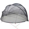 vidaXL Poolkupol Svart 500 x 500 x 236 cm