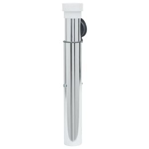 vidaXL Markf&auml;st parasollbas f&ouml;r 40-50 mm st&aring;ng silver aluminium