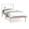 vidaXL S&auml;ngram massiv furu 90x190 cm vit