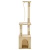 vidaXL Kattr&auml;d med kl&ouml;spelare i sisal 109 cm beige