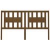vidaXL Sänggavel honungsbrun 206x4x100 cm massiv furu