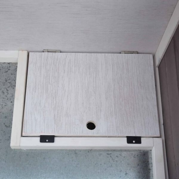 @Pet Kaninbur Bigfoot trä 137x50x85 cm vit 26024