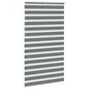vidaXL Rullgardin zebra m&ouml;rkgr&aring; 120x230 cm tyg bredd 115,9cm polyester