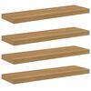 vidaXL V&auml;gg hylla V&auml;ggmonterat 4 st Brun 90 x 23,5 x 3,8 cm