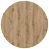 vidaXL Bordsskiva &Oslash; 80 x 1,5 cm Rund Konstruerat tr&auml; Artisan-ek
