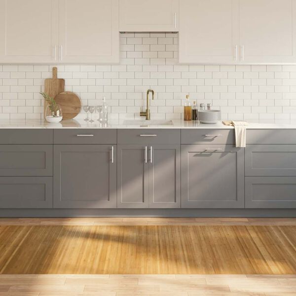 vidaXL Matta rektangul&auml;r naturlig 100x500 cm bambu