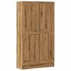 vidaXL Bokhylla artisan ek 82,5x30,5x150 cm konstruerat tr&auml;