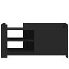 vidaXL Soffbord svart 100x50x50 cm konstruerat tr&auml;