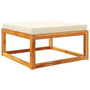 vidaXL Fotpall f&ouml;r tr&auml;dg&aring;rden 65x65x29 cm massivt akaciatr&auml;