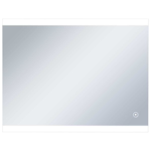 vidaXL Badrumsspegel LED med touch-sensor 80x60 cm