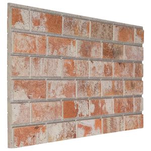 vidaXL V&auml;ggpaneler 10 st 100 x 50 cm Orange EPS Skum