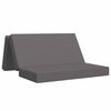 vidaXL F&auml;llbar Soffbed 140 x 67 x 45 cm Ljusgr&aring;