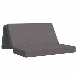 vidaXL F&auml;llbar Soffbed 140 x 67 x 45 cm Ljusgr&aring;