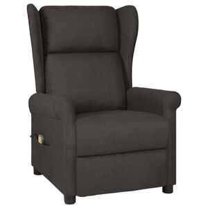 vidaXL Massagef&aring;t&ouml;lj taupe tyg