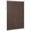 vidaXL Persienn Justerbar M&ouml;rkbrun med M&ouml;nster 213 x 140 cm PVC
