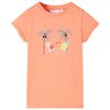 vidaXL T-shirt f&ouml;r barn persika 128